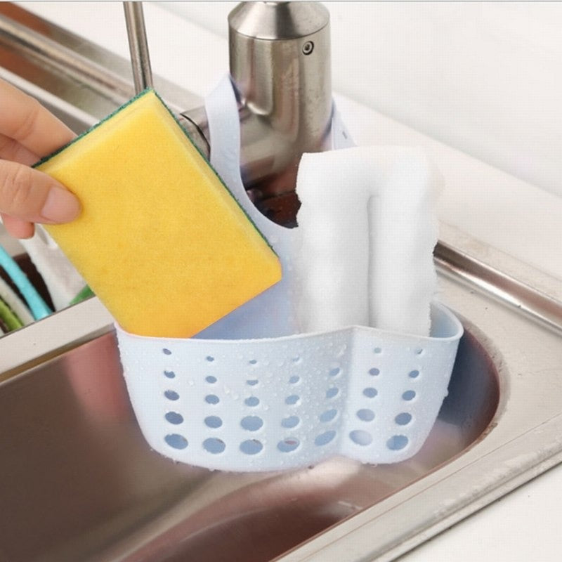 Space-saving drainage basket for kitchen sinks, adjustable and easy to install. Space-saving drainage basket for kitchen sinks, adjustable and easy to install.
